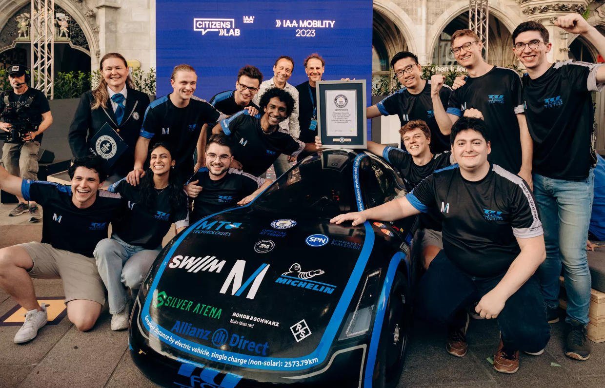Mașina electrică cu cea mai mare autonomie din lume se află la München; s-a născut un nou Record Guinness World!